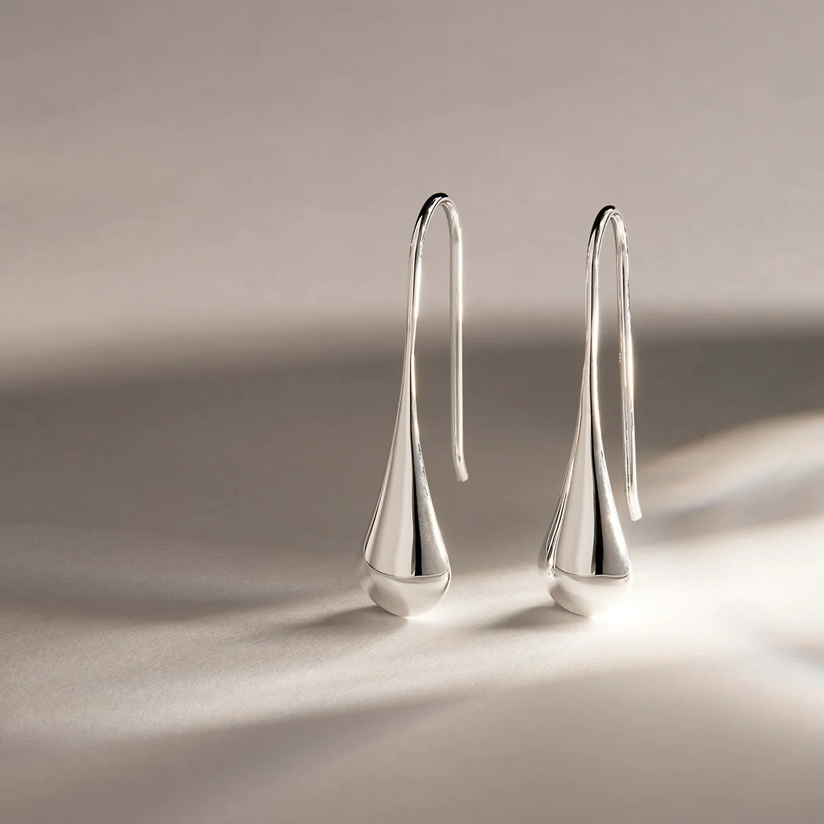 NAJO Silver Teardrop Earrings - Image 4