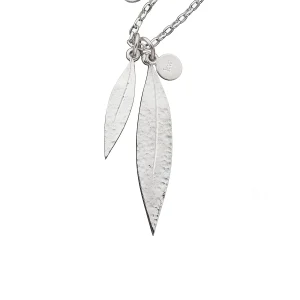 Karen Walker | Double Leaf Pendant Necklace