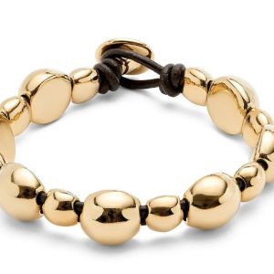 UNO de 50 Half Sphere Gold Bracelet (plated)