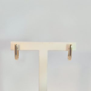 9ct Yellow Gold U-Shape Huggie Hoop