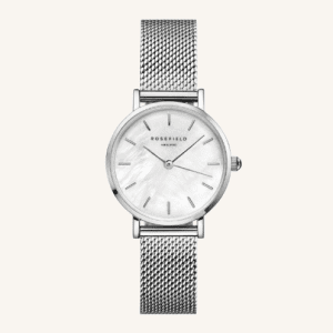 Rosefield Small Edit Silver Watch