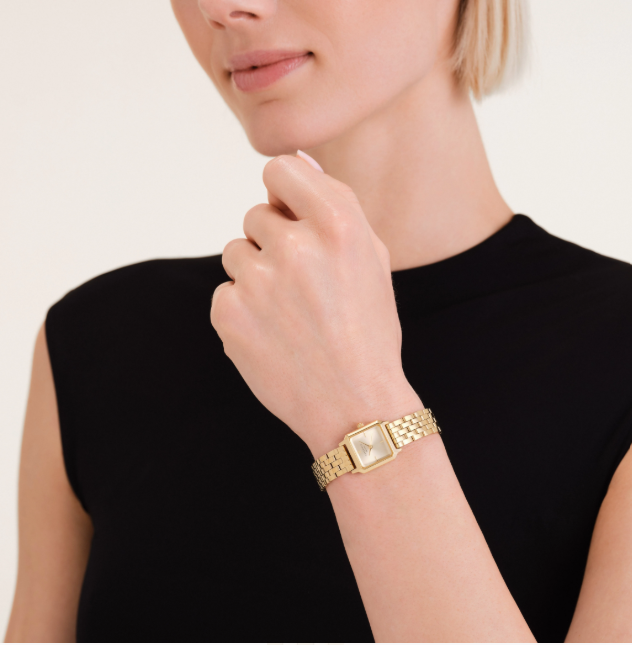 Rosefield Boxelle Champagne Watch - Image 3