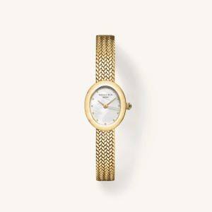 Rosefield Mini Oval Gold Plated Watch