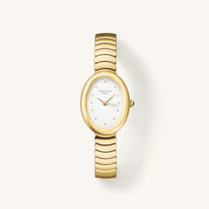Rosefield Oval Gold Plated Watch