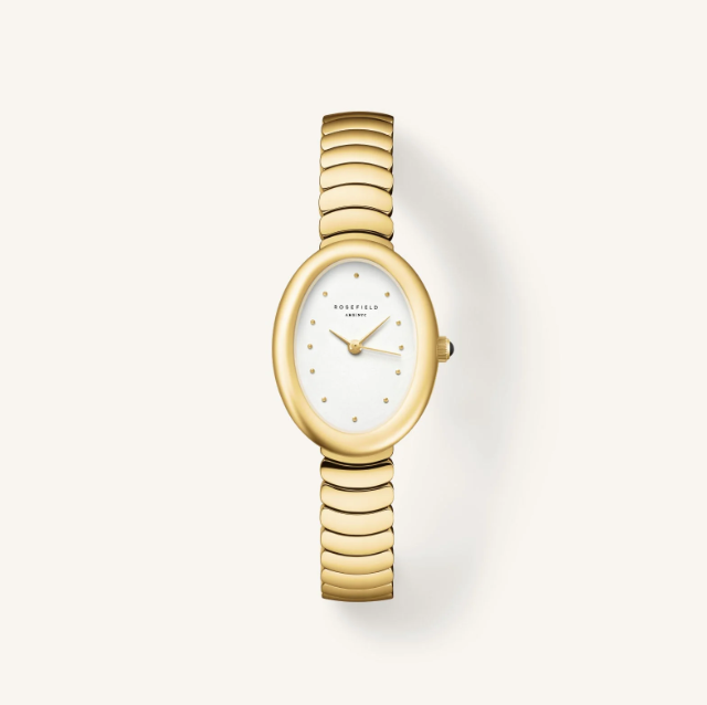 Rosefield Oval Gold Plated Watch
