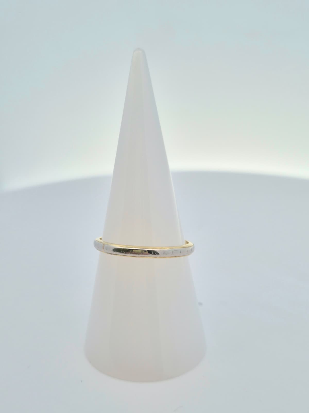 Two-Tone 18ct Yellow Gold and Platinum Ring