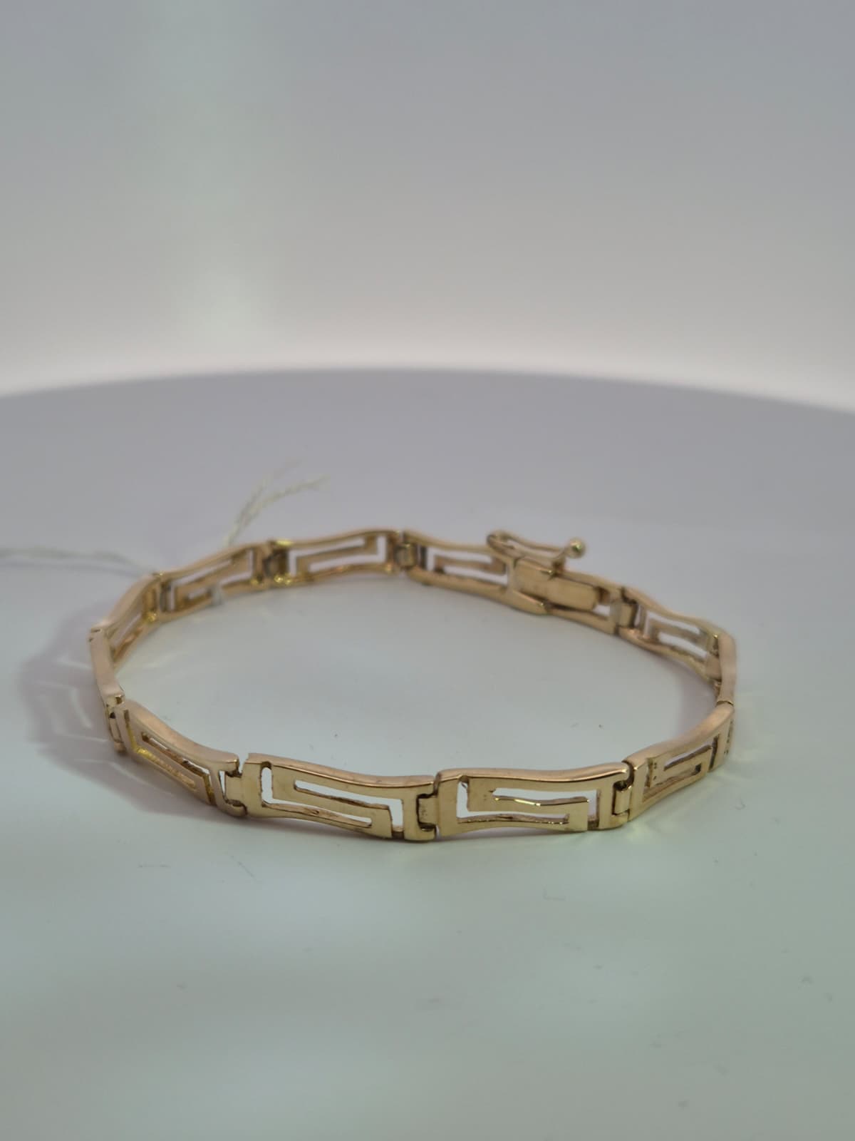 14ct YG Greek Bracelet